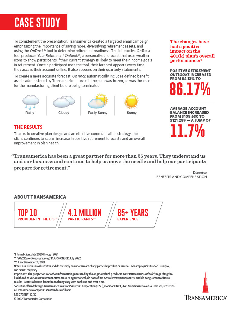 TransAmerica Case Study page 2